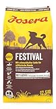 JOSERA Festival (1 x 12,5 kg) | Adult | Premium Trockenfutter für ausgewachsene wählerische Hunde | Lachs &...