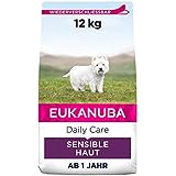 Eukanuba Daily Care Sensitive Skin Hundefutter - Trockenfutter für Hunde mit sensibler Haut, Hyoallergenes Futter...