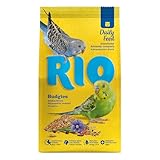 RIO Budgries | 1 kg | Alleinfuttermittel für Wellensittiche | Enthält gesunde Saaten und Getreide | Mit Algen und...