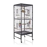 Montana Cages | Vogelvoliere Voliere Vogelkäfig Vogelhaus Käfig Casa 60 - für den Wellensittich, Nymphensittich...