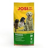 JosiDog Solido (1 x 15 kg), Hundefutter für wenig aktive Hunde, Premium Trockenfutter für ältere oder...