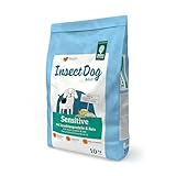 Green Petfood InsectDog Sensitive (1 x 10 kg) | Adult | Premium Trockenfutter für ausgewachsene Sensible Hunde |...
