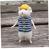 Onsinic Handgemachte Tierspielzeug Wolle Nadelfilz Filzwolle Nadel Filzwolle Für DIY Felt Ostern Geschenke