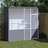 Emmtore Voliere Vogelvoliere Außen Aufzuchtkäfig All-in-One-Vogelkäfig Außenvoliere Käfig Vogelhaus Voliere...
