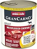 animonda GranCarno Hundefutter, Nassfutter für erwachsene Hunde, verschiedene Sorten 6 x 800 g...