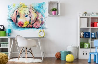 Wandsticker mit Haustier für Hundebesitzer